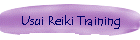 Usui Reiki Training